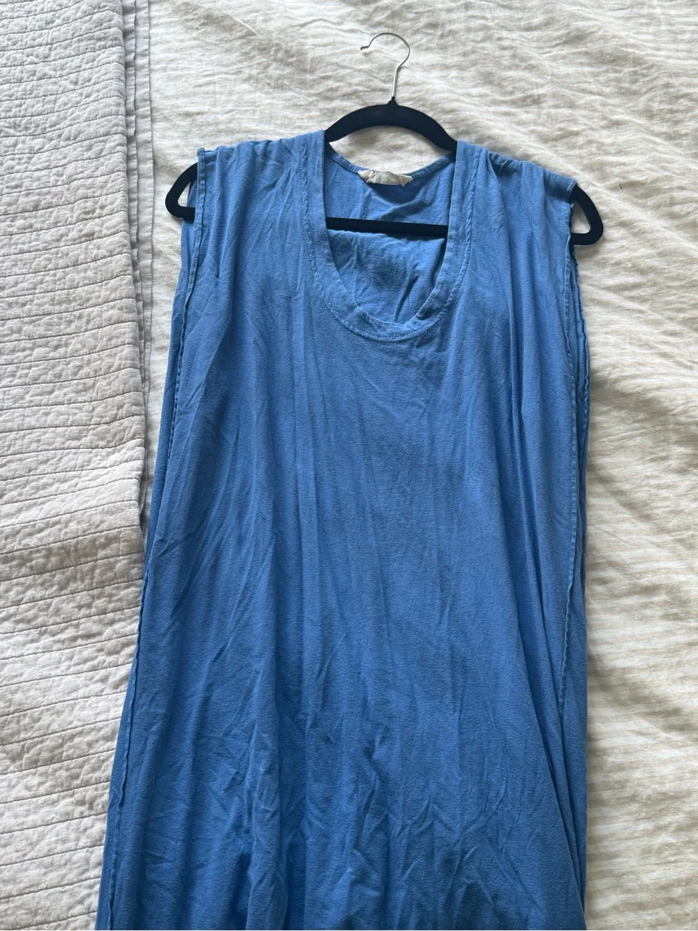 Free People Sleeveless Blue Maxi Dress